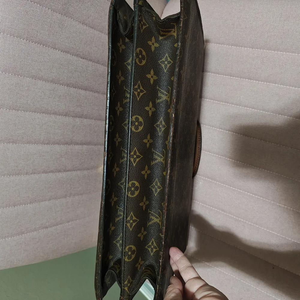 Louis Vuitton Brown Monogram Men's Briefcase - Picture 6 of 15